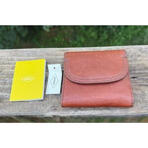 Fossil Men's Brown Leather Wallet - NWT